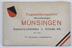 Truppenübungsplatz (Barackenlager) Münsingen - 12 verschiedene Ansichtskarten