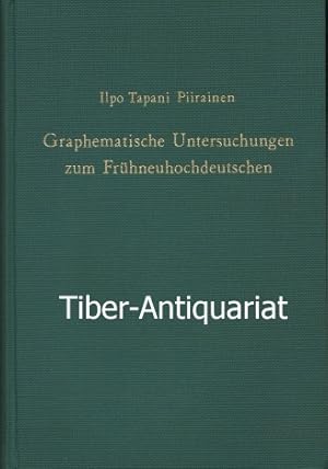 Graphematische Untersuchungen zum Frühneuhochdeutschen. Aus der Reihe: Studia Linguistica Germani...