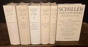 Schiller. Sämtliche Werke in zehn Bänden. Berliner Ausgabe. [hier NUR Band 1-5]. Herausgegeben vo...