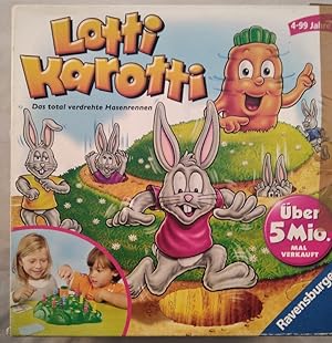 Ravensburger 215560: Lotti Karotti: Das total verdrehte Hasenrennen (48 Spielkarten)[Kinderspiel]...