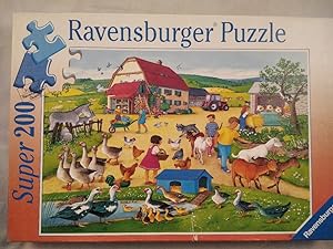 Ravensburger 126194: Hof- und Wiesentiere [Super 200 Teile Puzzle]. Achtung: Nicht geeignet für K...