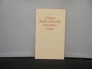 Chatto Bodley Head and Jonathan Cape