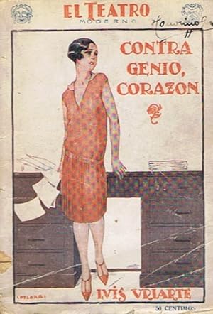 Imagen del vendedor de CONTRA GENIO, CORAZN. Comedia en tres actos a la venta por Librera Torren de Rueda
