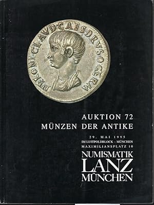 Image du vendeur pour Numismatik Lanz. Auktion 72. Mnzen der Antike. 29 Mai1995 mis en vente par Librairie Archaion