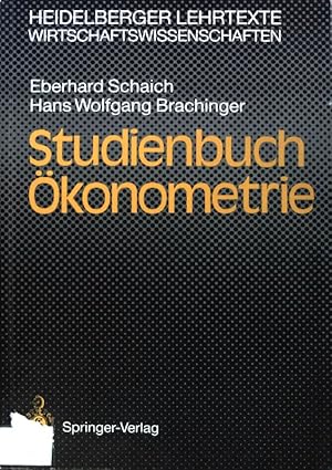 Seller image for Studienbuch konometrie. Heidelberger Lehrtexte : Wirtschaftswissenschaften; for sale by books4less (Versandantiquariat Petra Gros GmbH & Co. KG)