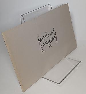 Seller image for The Minimal in African Art for sale by COLLINS BOOKS