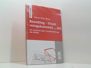 Seller image for Bonnblog frisch reingekommen . (III) for sale by Book Broker