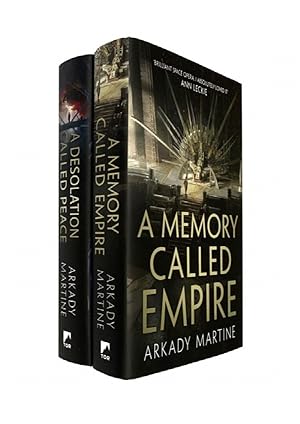 Seller image for A MEMORY CALLED EMPIRE & A DESOLATION CALLED PEACE Set of 2 Matching Numbered Signed First Editions for sale by Anderida Books