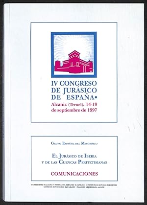 Imagen del vendedor de IV CONGRESO DE JURASICO DE ESPAA. ALCAIZ (TERUEL) 14-19 DE SEPTIEMBRE DE 1997. a la venta por Els llibres de la Vallrovira