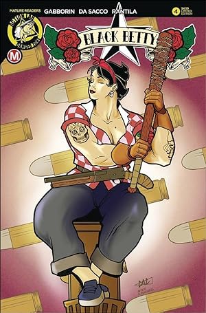 Bild des Verkufers fr BLACK BETTY Issue 4 - Chad Cicconi Variant cover (2018) zum Verkauf von Comics Monster