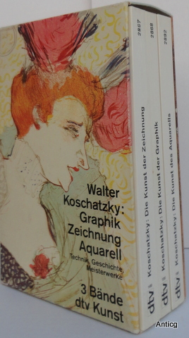 Seller image for Die Kunst der Zeichnung, der Graphik, des Aquarells. Technik, Geschichte, Meisterwerke. 3 Bnde. for sale by Antiquariat Gntheroth