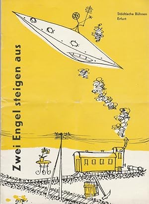 Imagen del vendedor de Programmheft Gnther Weisenborn ZWEI ENGEL STEIGEN AUS Spielzeit 1956 / 57 Heft 21 a la venta por Programmhefte24 Schauspiel und Musiktheater der letzten 150 Jahre