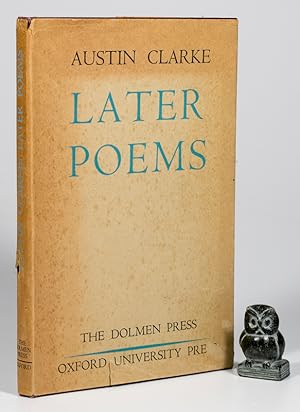 Seller image for Later Poems. for sale by West Coast Rare Books