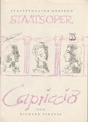 Bild des Verkufers fr Programmheft Richard Strauss CAPRICCIO Spielzeit 1963 / 64 Reihe A Nr. 5 zum Verkauf von Programmhefte24 Schauspiel und Musiktheater der letzten 150 Jahre