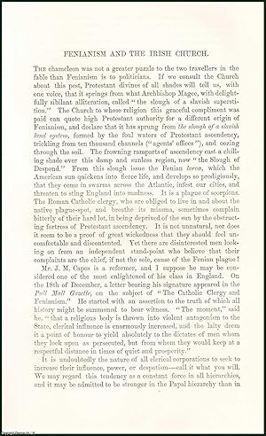 Seller image for Fenianism & The Irish Church. An uncommon original article from The Fortnightly Review, 1868. for sale by Cosmo Books