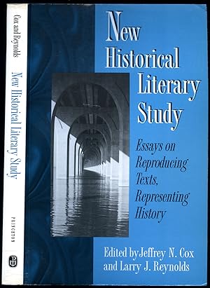 Immagine del venditore per New Historical Literary Study | Essays on Reproducing Texts, Representing History venduto da Little Stour Books PBFA Member