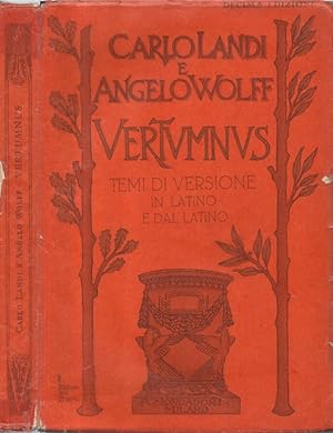 Imagen del vendedor de Vertumnus Temi di versione in latino e dal latino a la venta por Biblioteca di Babele