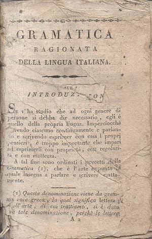 Gramatica ragionata della lingua italiana del p.d. Francesco Soave . adattata all'uso, ed alla in...