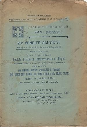 Unione Timbrofila Supplemento al Bollettino Filatelico