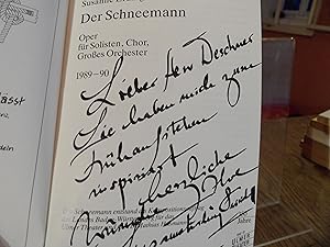 Der Schneemann. Oper für Solisten, Chor, Großes Orchester 1989-90.