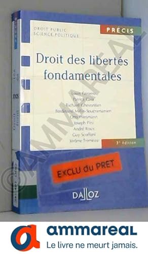 Seller image for Droit des liberts fondamentales for sale by Ammareal