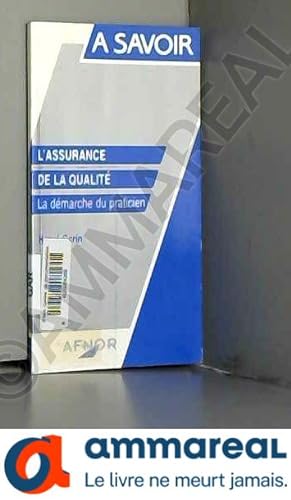 Seller image for L'assurance de la qualit for sale by Ammareal