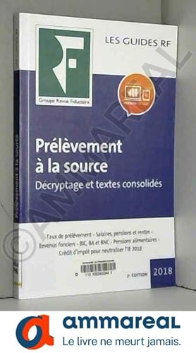 Seller image for Prlvement  la source 2018: Dcryptage et textes consolids for sale by Ammareal