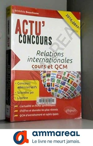 Seller image for Relations Internationales Cours et QCM 2016-2017 for sale by Ammareal