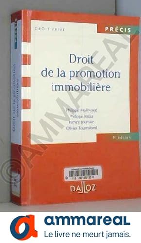 Bild des Verkufers fr Droit de la promotion immobilire - 9e d. zum Verkauf von Ammareal