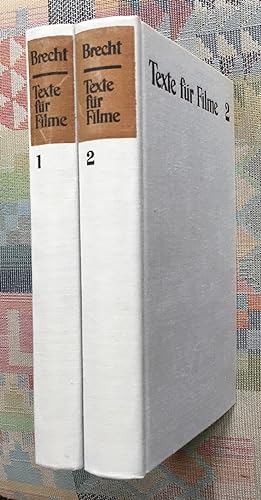 Texte für Filme. Bd. 1: Drehbücher, Protokoll "Kuhle Wampe"; Bd. 2: Exposés, Szenarien.