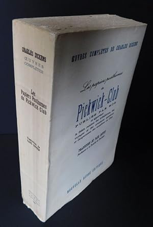 Image du vendeur pour Les papiers posthumes de pickwick-Club Publies par BOZ et apportant la fidle relation des tribulations, des voyages, et des aventures sportives et dangereuses du club. Traduction de Paul Dottin. mis en vente par ARTLINK