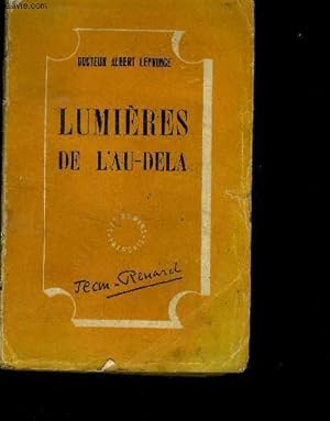 Imagen del vendedor de Lumieres de l'au-dela a la venta por Le-Livre