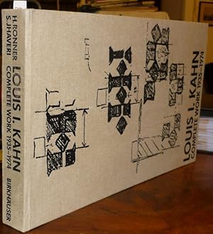 Image du vendeur pour Louis I. Kahn. Complete Work 1935-74. Second Revised and enlarged Edition 1987. (Second Printing). mis en vente par Antiquariat Dwal