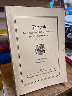 Bild des Verkufers fr EmJb 34. Jahrbuch der Gesellschaft fr bildende Kunst und vaterlndische Altertmer zu Emden. Vierundreiigster (34.) Band 1954. (seit 1995: Emder Jahrbuch fr historische Landeskunde Ostfrieslands). zum Verkauf von Altstadt-Antiquariat Nowicki-Hecht UG