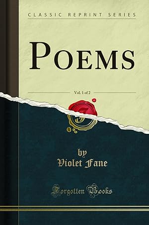 Seller image for Poems, Vol. 1 of 2 (Classic Reprint) for sale by Forgotten Books