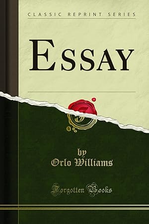 Imagen del vendedor de Essay (Classic Reprint) a la venta por Forgotten Books