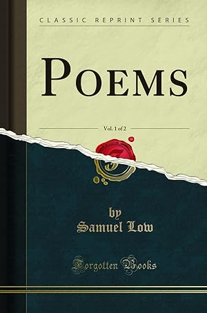 Seller image for Poems, Vol. 1 of 2 (Classic Reprint) for sale by Forgotten Books