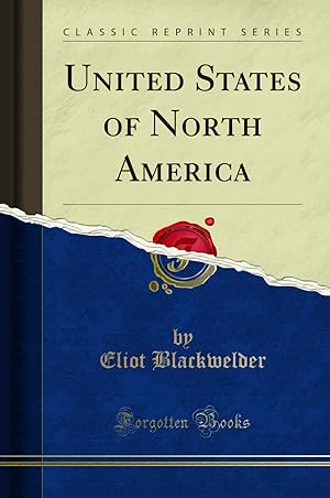 Seller image for United States of North America (Classic Reprint) for sale by Forgotten Books