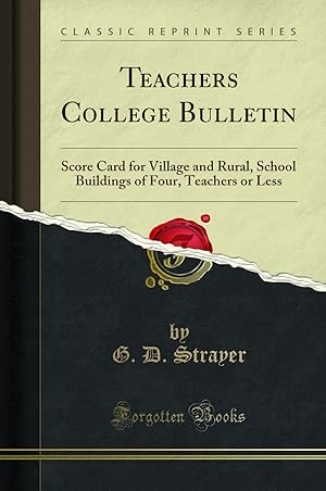 Imagen del vendedor de Teachers College Bulletin (Classic Reprint) a la venta por Forgotten Books
