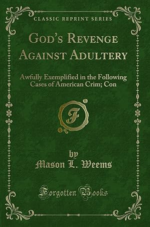 Seller image for God's Revenge Against Adultery (Classic Reprint) for sale by Forgotten Books