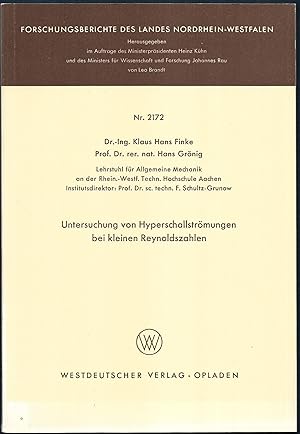 Seller image for Forschungsberichte des Landes Nordrhein-Westfalen. Konvolut von 4 Bnden: Nrn. 2113, 2172, 2173 und 2253. Herausgegeben von Leo Brandt. for sale by Antiquariat Bibliomania