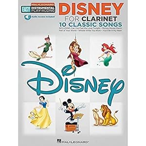 Seller image for Disney - 10 Classic Songs: Clarinet Easy Instrumental Play-Along Book with Online Audio Tracks (Hal Leonard Easy Instrumental Play-Along) for sale by Reliant Bookstore