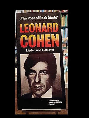 "the poet of rock music" leonard cohen. lieder und gedichte. konzertheft zur deutschland-tour 1971