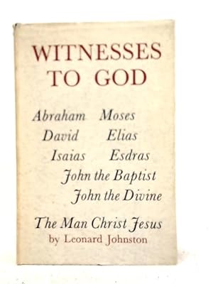 Seller image for Witnesses to God for sale by World of Rare Books