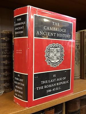 Seller image for THE CAMBRIDGE ANCIENT HISTORY VOLUME IX for sale by Second Story Books, ABAA