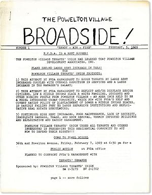 The Powelton Village Broadside! Number 1 - February 5, 1969