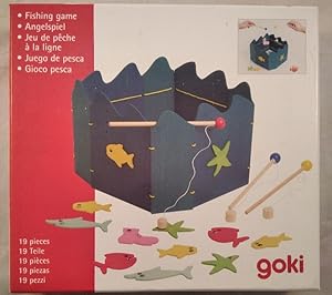 goki WG600: Angelspiel - 19-teilig aus Holz [Kinderspiel]. Achtung: Nicht geeignet für Kinder unt...