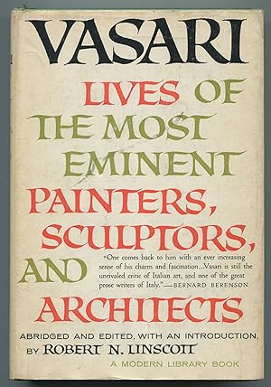Bild des Verkufers fr Lives of the Most Eminent Painters, Sculptors and Architects zum Verkauf von Between the Covers-Rare Books, Inc. ABAA