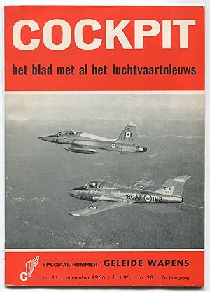 Imagen del vendedor de Cockpit: het blad met al het luchtvaartnieuws: November 1966, Jaargang 7, No. 11: Speciaal Nummer: Geleide Wapens a la venta por Between the Covers-Rare Books, Inc. ABAA