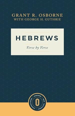 Image du vendeur pour Hebrews : Verse by Verse mis en vente par GreatBookPricesUK